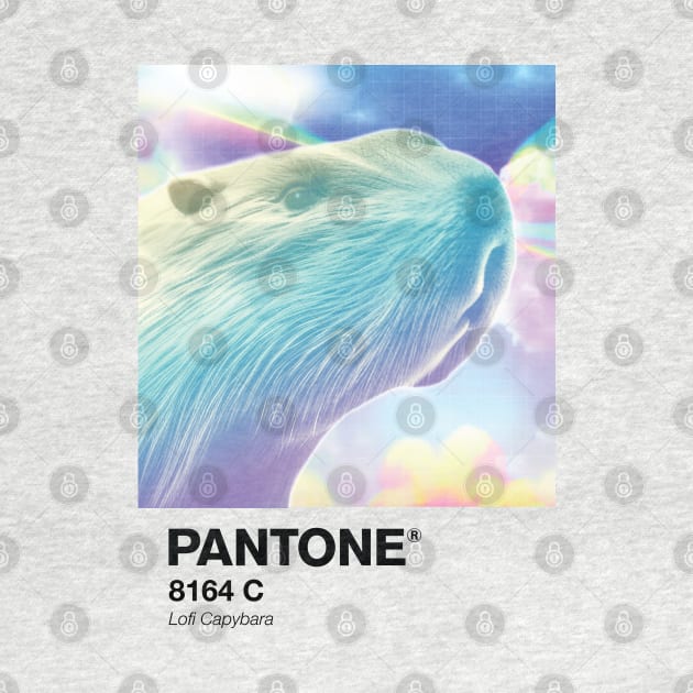 Pantone lofi Capybara by theartistmusician